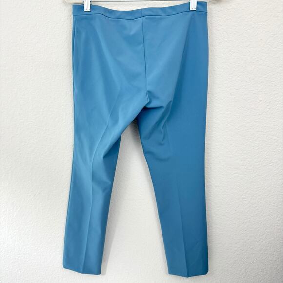 Theory Womens Classic Skinny Pant Size 4 Perform Tech Stretch Crop Career Blue - Picture 3 of 5